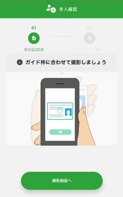 本人確認を行う