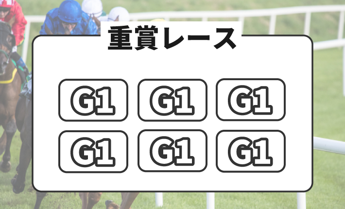 「重賞レース」という大きなカテゴリの中に「G1レース」がある